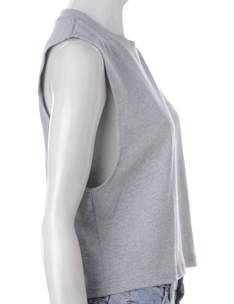 Beyond Retro Label Label Polly Cropped Sports T Vest