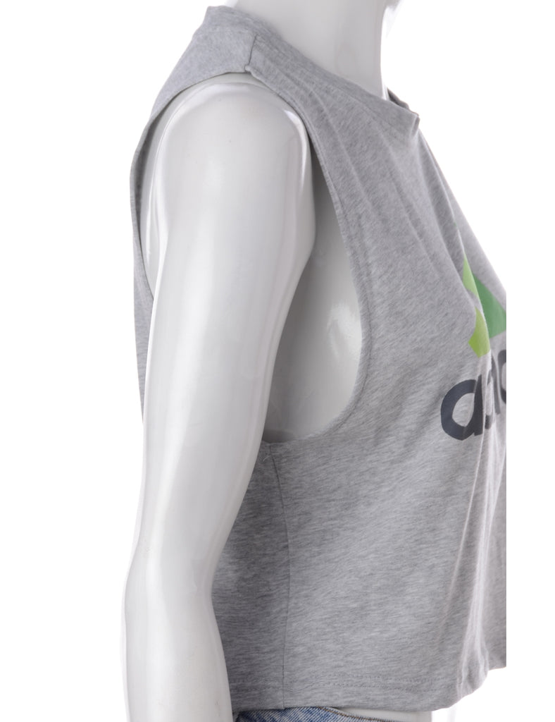 Beyond Retro Label Label Polly Cropped Sports T Vest