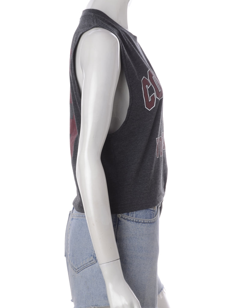 Beyond Retro Label Label Polly Cropped Sports T Vest