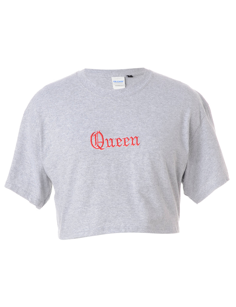 Beyond Retro Label Label Queen Crop T-shirt