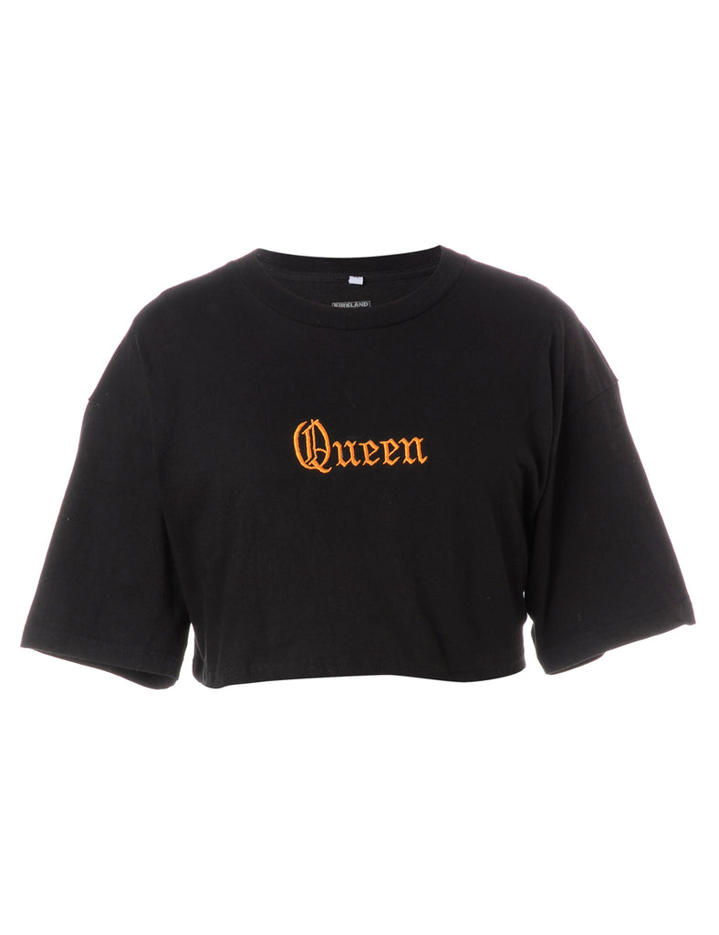 Beyond Retro Label Label Queen Crop T-shirt