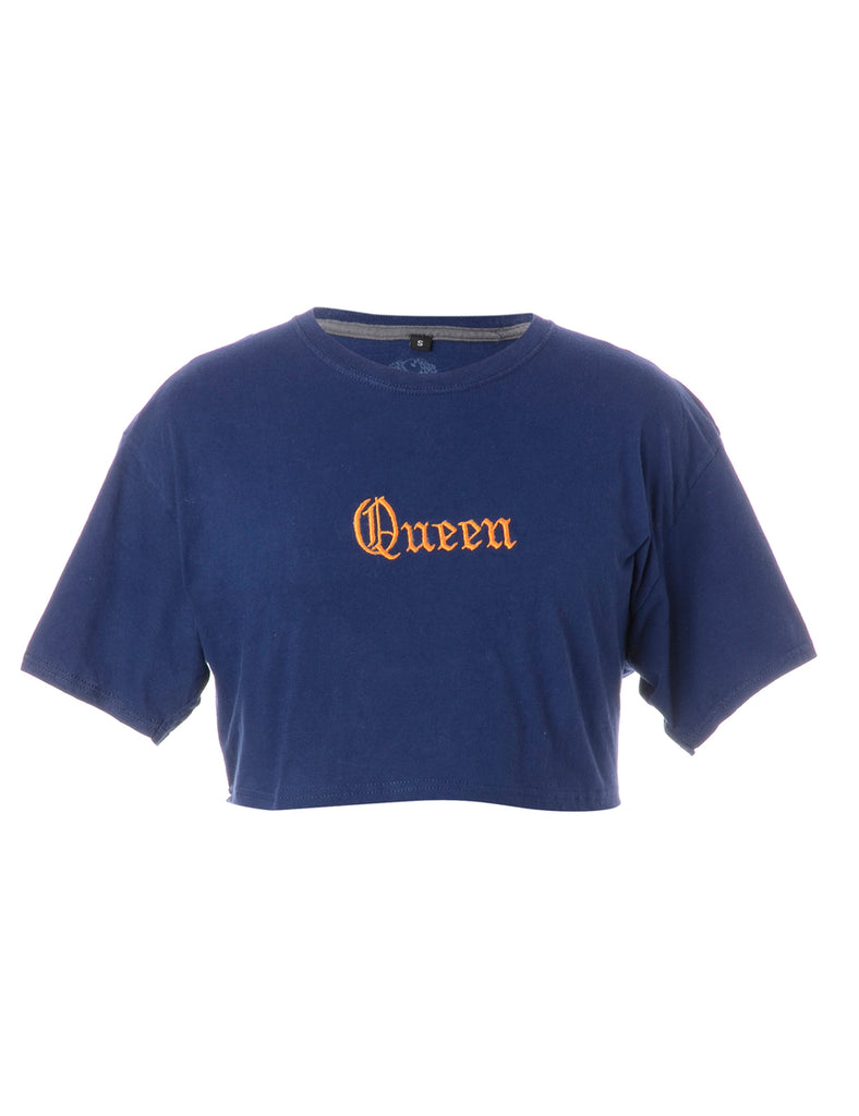 Beyond Retro Label Label Queen Crop T-shirt