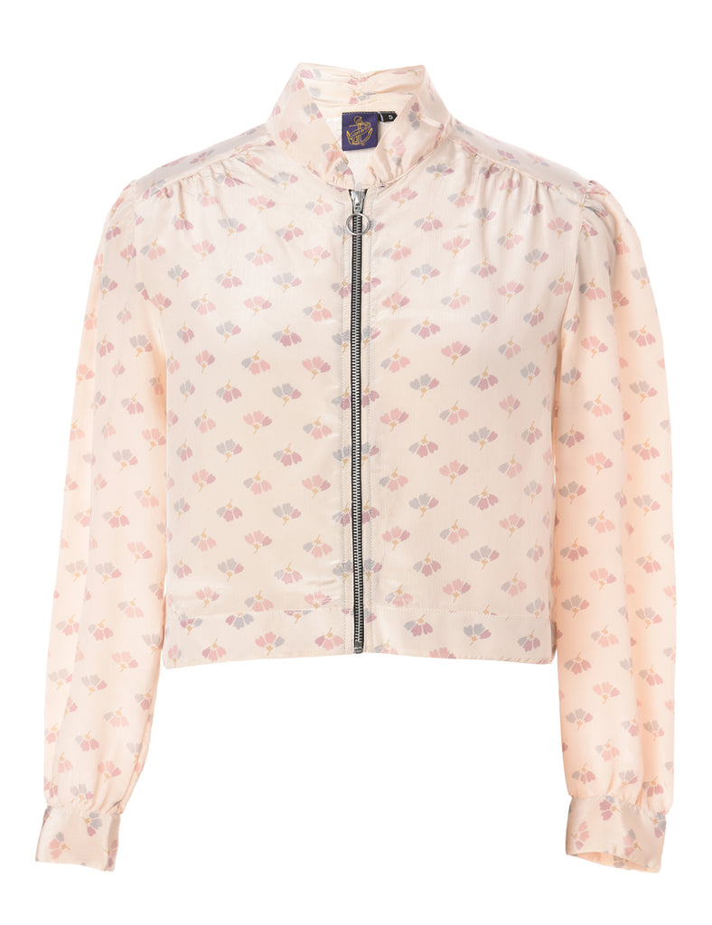 Beyond Retro Label Label Re-made Waistband Blouse Jacket