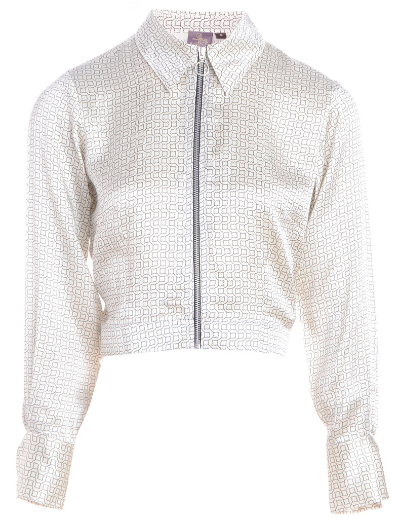 Beyond Retro Label Label Re-made Waistband Blouse Jacket