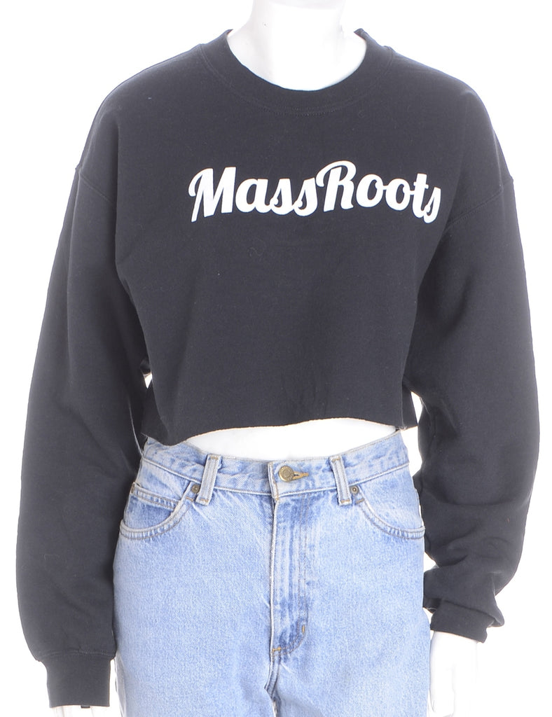 Beyond Retro Label Label Riely Raw Hem Sweatshirt