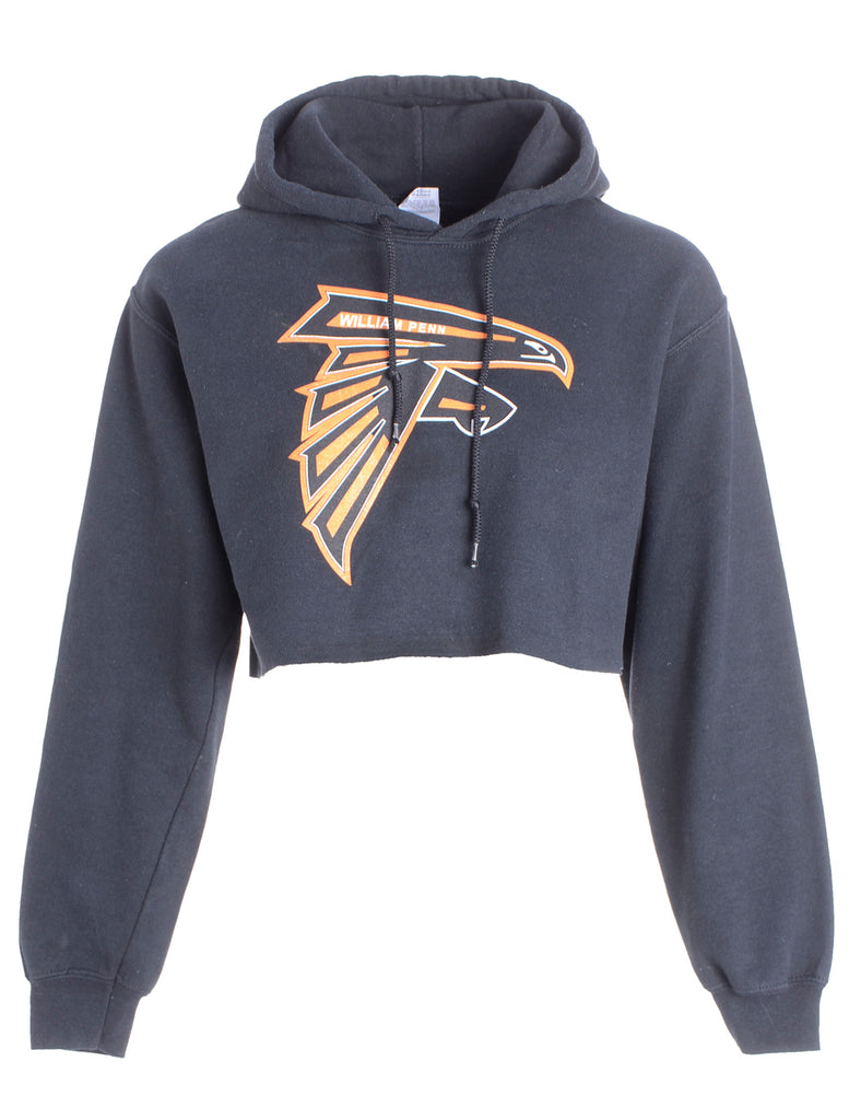 Beyond Retro Label Label Riely Raw Hem Sweatshirt
