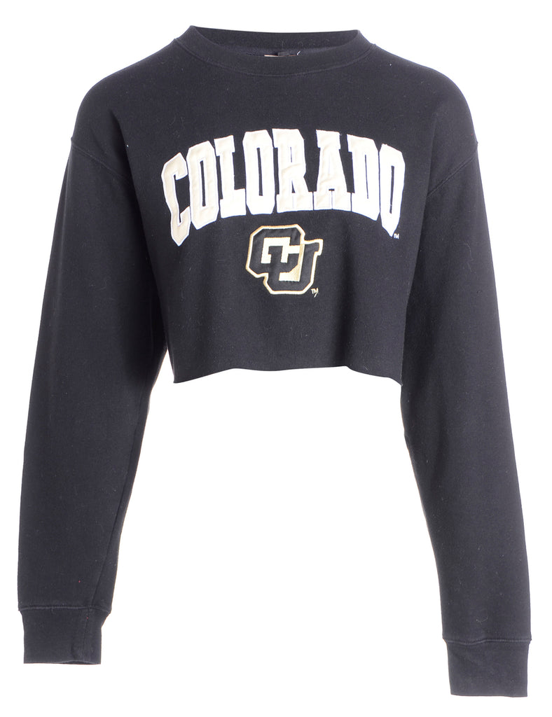 Beyond Retro Label Label Riely Raw Hem Sweatshirt