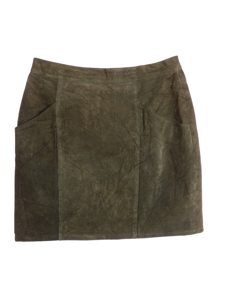 Beyond Retro Label Label Robyn Suede Skirt