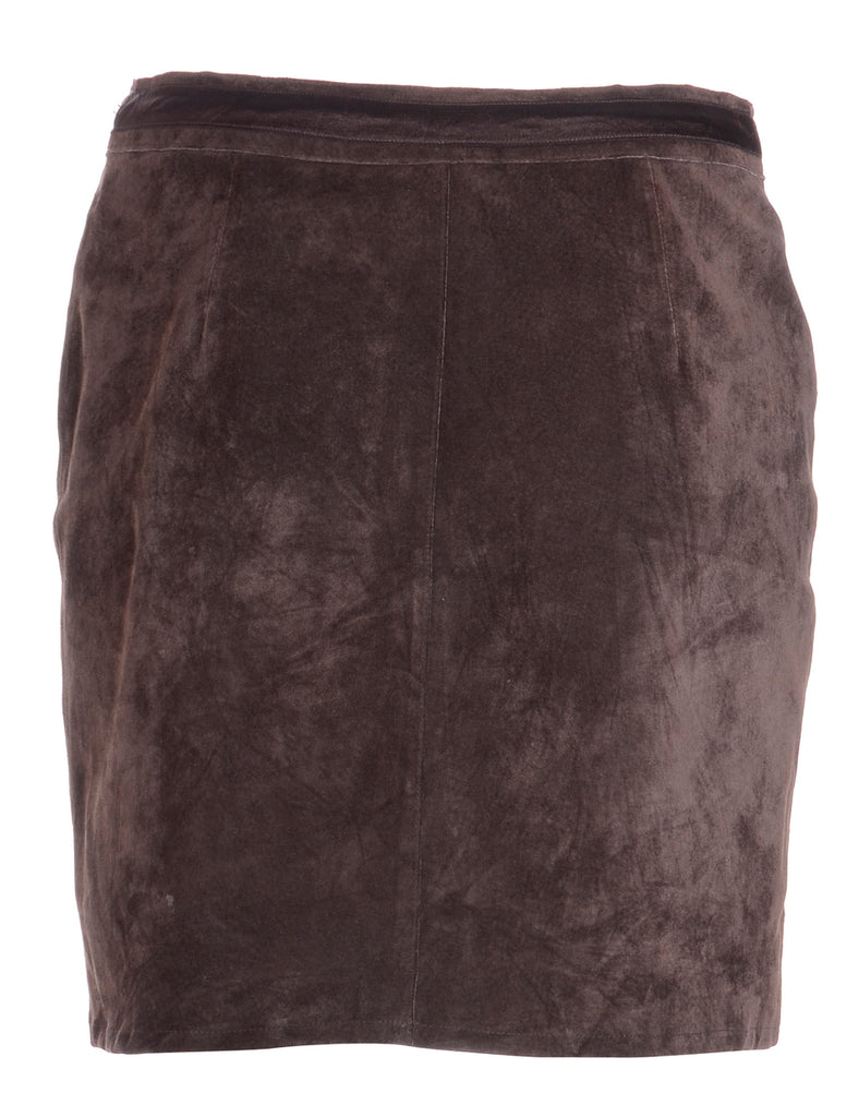 Beyond Retro Label Label Robyn Suede Skirt
