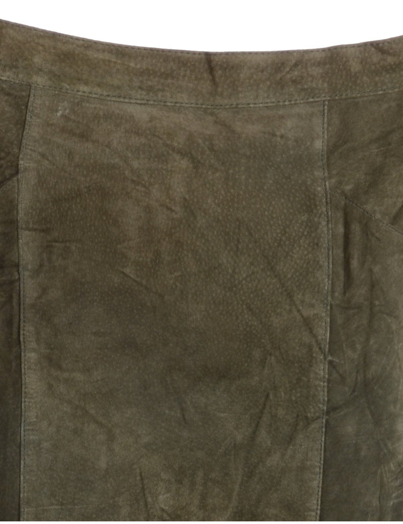 Beyond Retro Label Label Robyn Suede Skirt