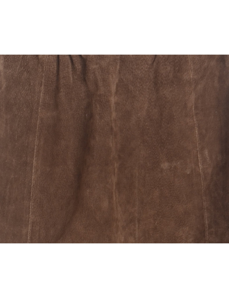 Beyond Retro Label Label Robyn Suede Skirt