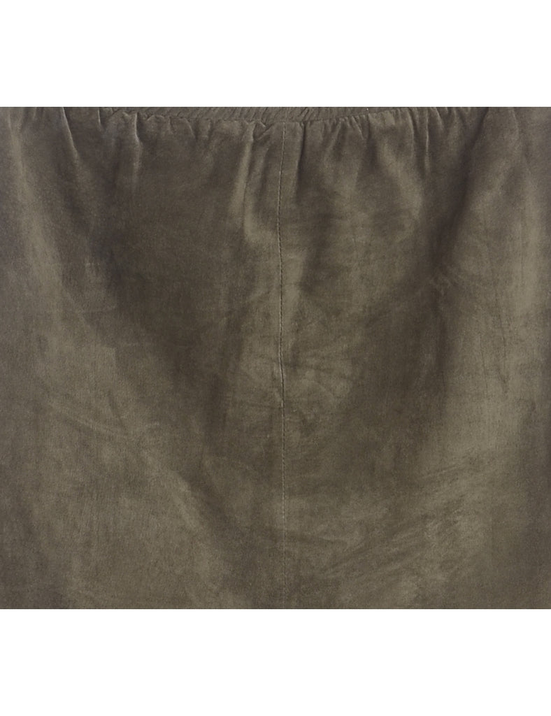 Beyond Retro Label Label Robyn Suede Skirt
