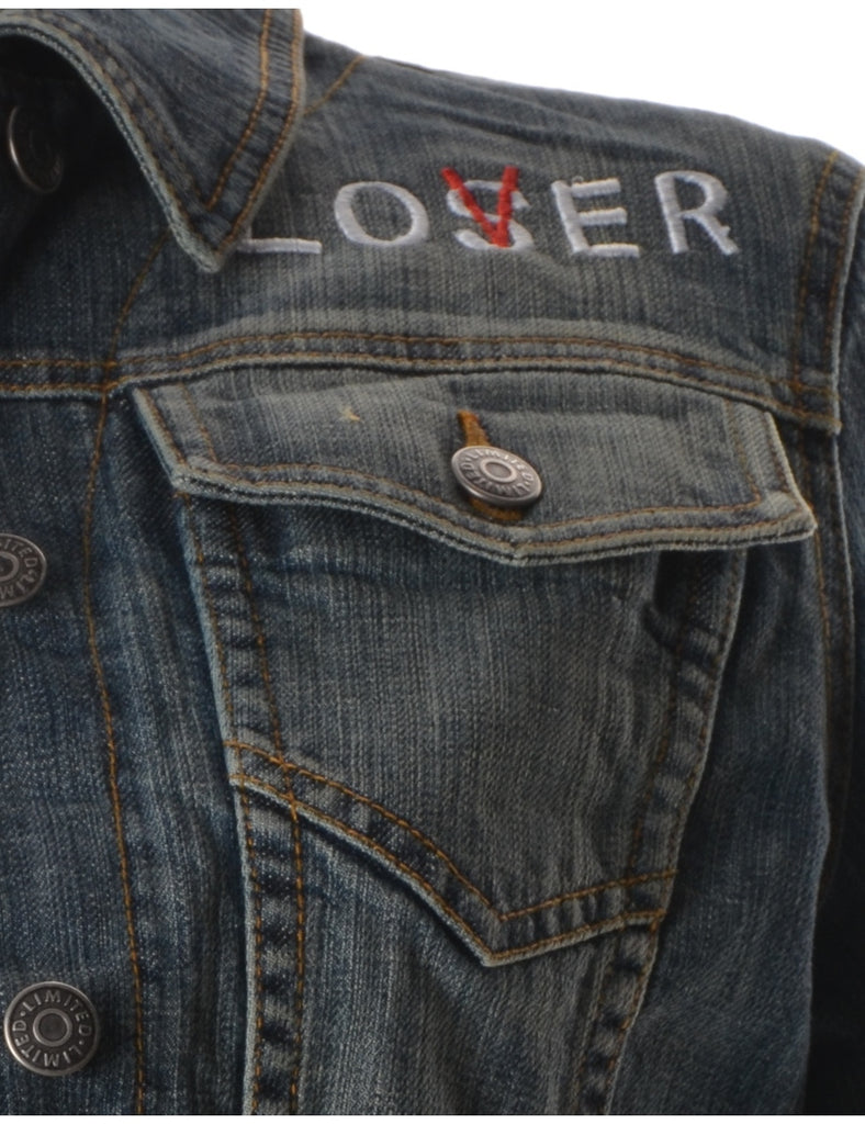 Beyond Retro Label Label Roxanne Loser Love Denim Jacket