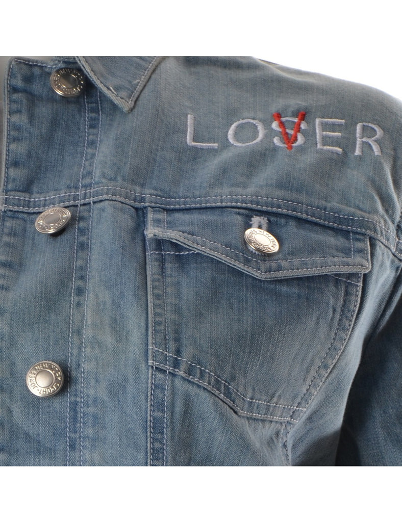 Beyond Retro Label Label Roxanne Loser Love Denim Jacket