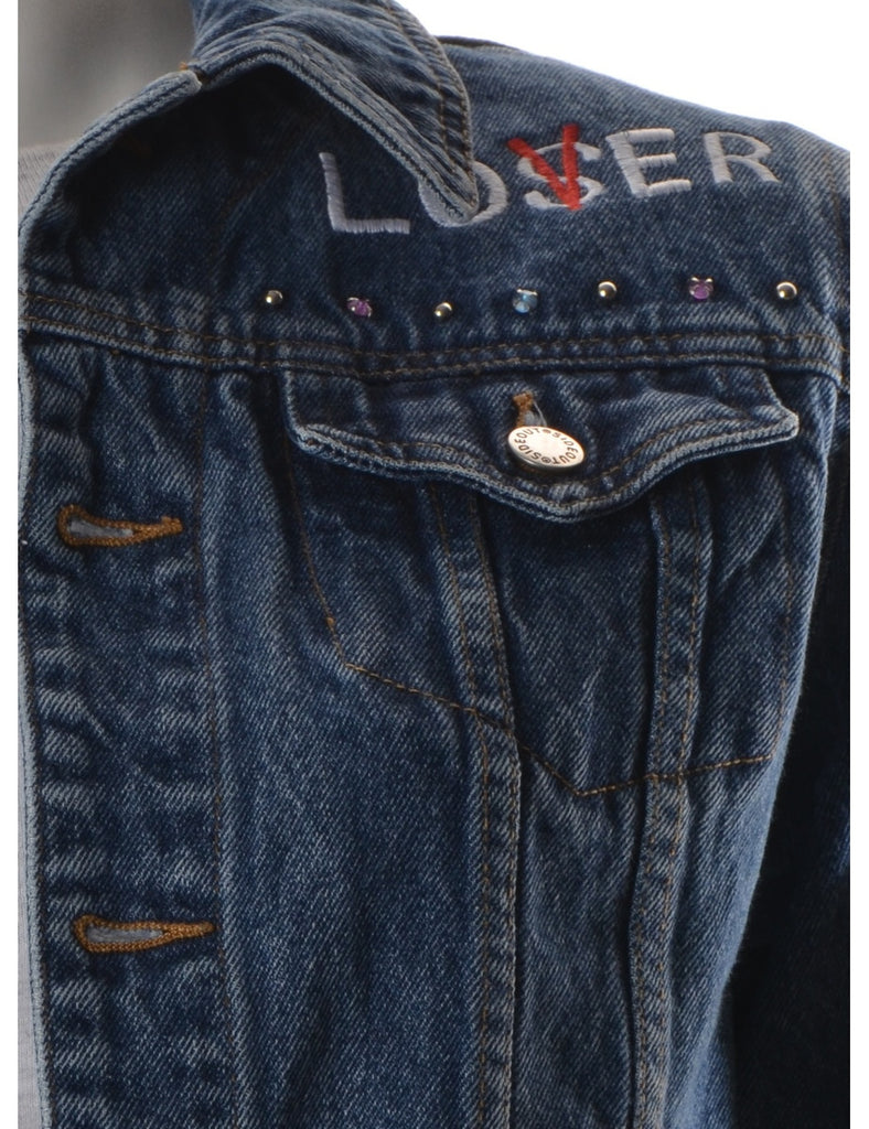 Beyond Retro Label Label Roxanne Loser Love Denim Jacket