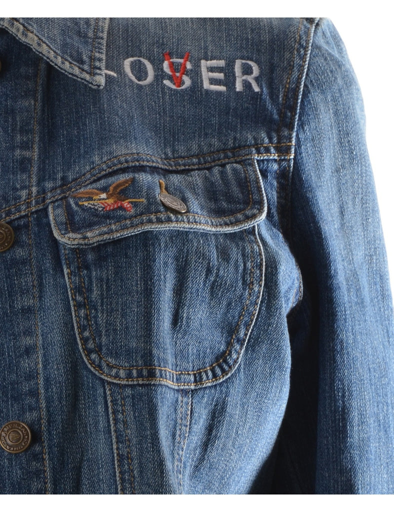 Beyond Retro Label Label Roxanne Loser Love Denim Jacket