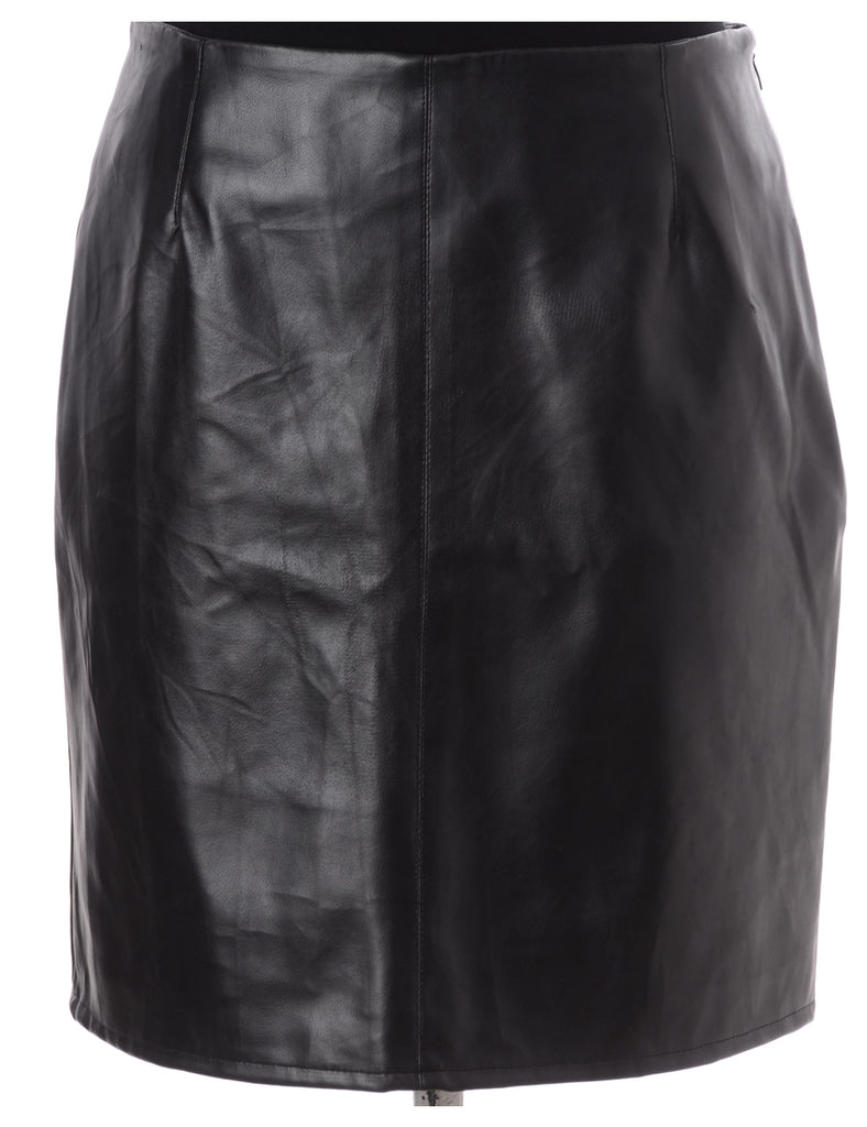 Beyond Retro Label Label Roxy Mini Leather Skirt