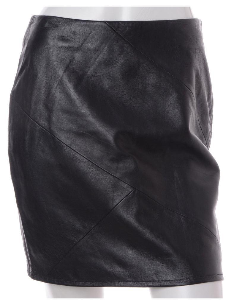 Beyond Retro Label Label Roxy Mini Leather Skirt