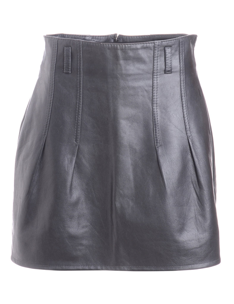 Beyond Retro Label Label Roxy Mini Leather Skirt