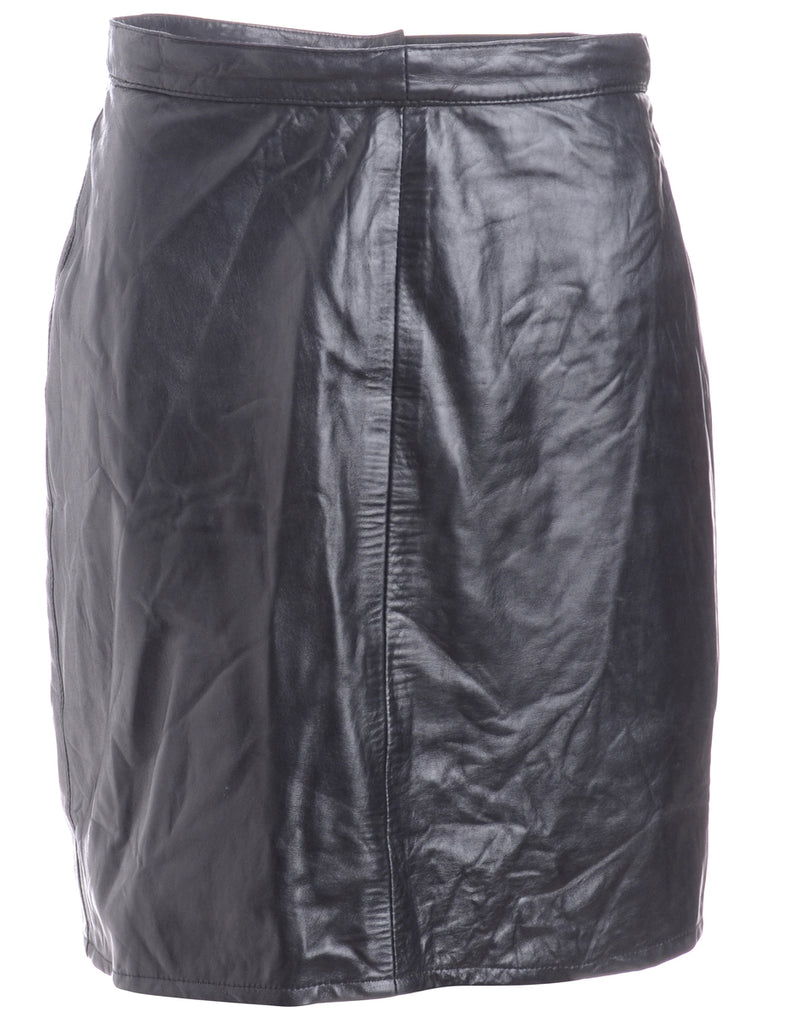 Beyond Retro Label Label Roxy Mini Leather Skirt
