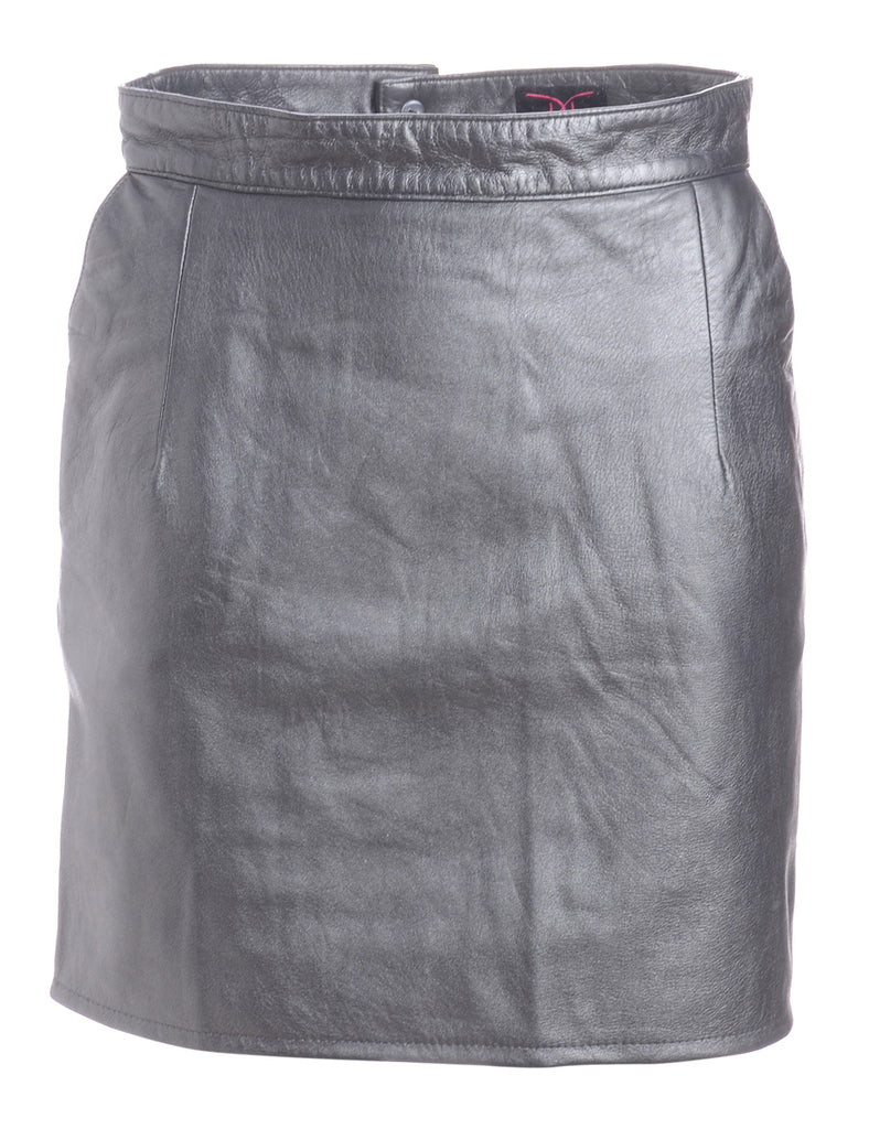 Beyond Retro Label Label Roxy Mini Leather Skirt