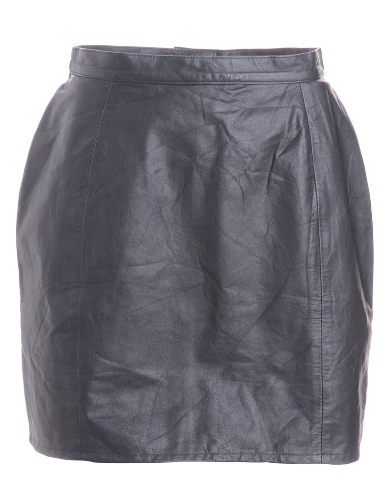 Beyond Retro Label Label Roxy Mini Leather Skirt