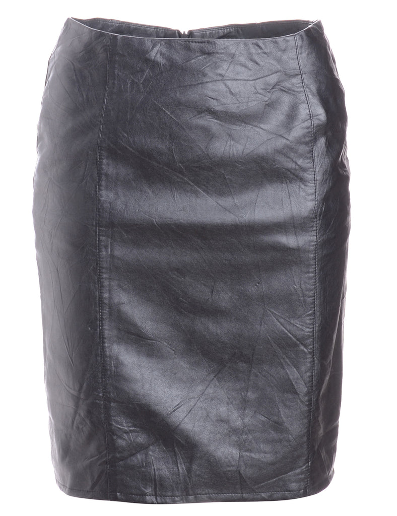 Beyond Retro Label Label Roxy Mini Leather Skirt