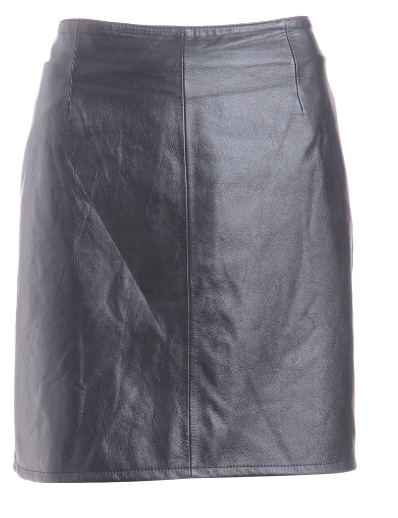 Beyond Retro Label Label Roxy Mini Leather Skirt