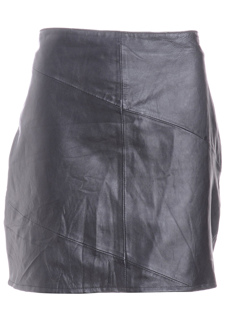 Beyond Retro Label Label Roxy Mini Leather Skirt