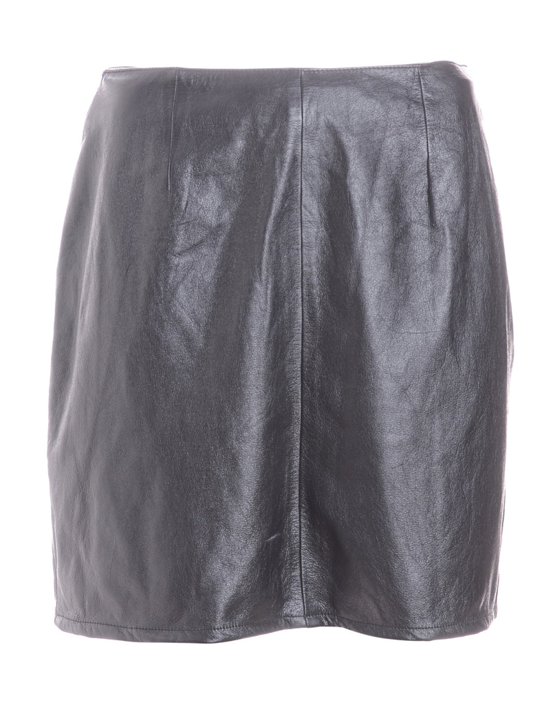 Beyond Retro Label Label Roxy Mini Leather Skirt