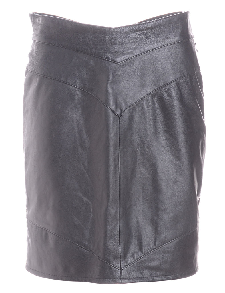 Beyond Retro Label Label Roxy Mini Leather Skirt
