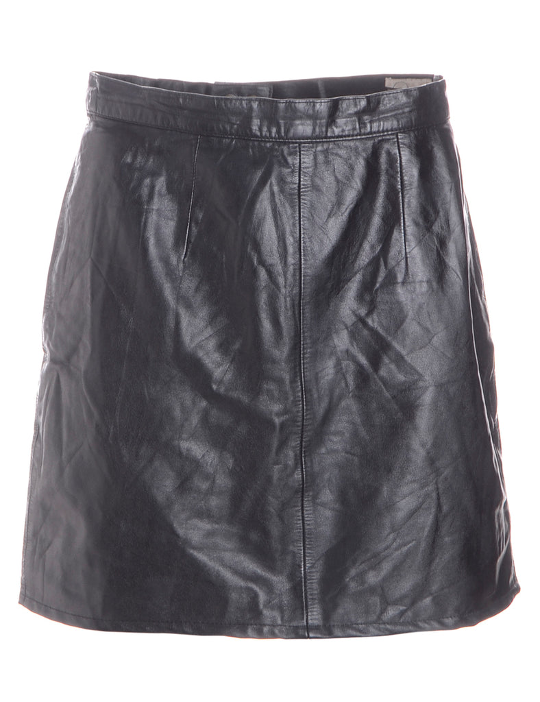 Beyond Retro Label Label Roxy Mini Leather Skirt