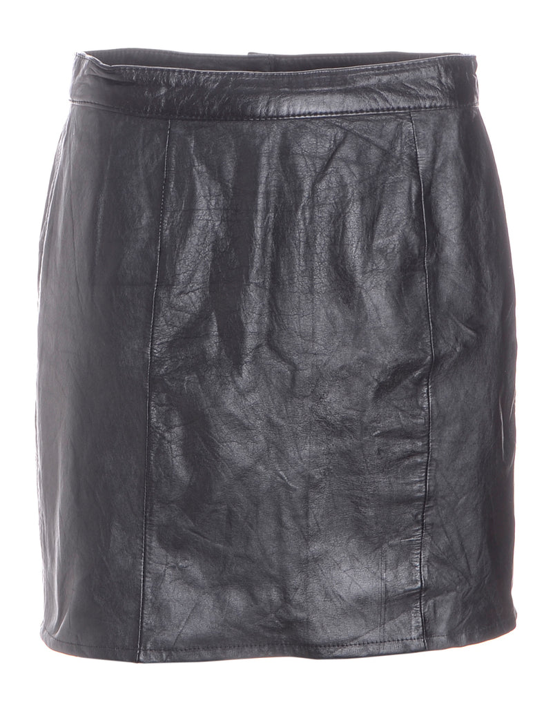 Beyond Retro Label Label Roxy Mini Leather Skirt