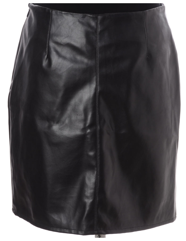 Beyond Retro Label Label Roxy Mini Leather Skirt