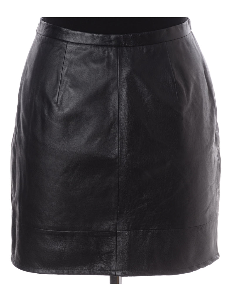 Beyond Retro Label Label Roxy Mini Leather Skirt