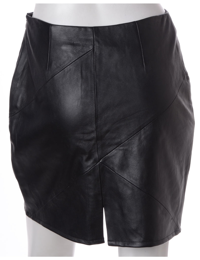 Beyond Retro Label Label Roxy Mini Leather Skirt