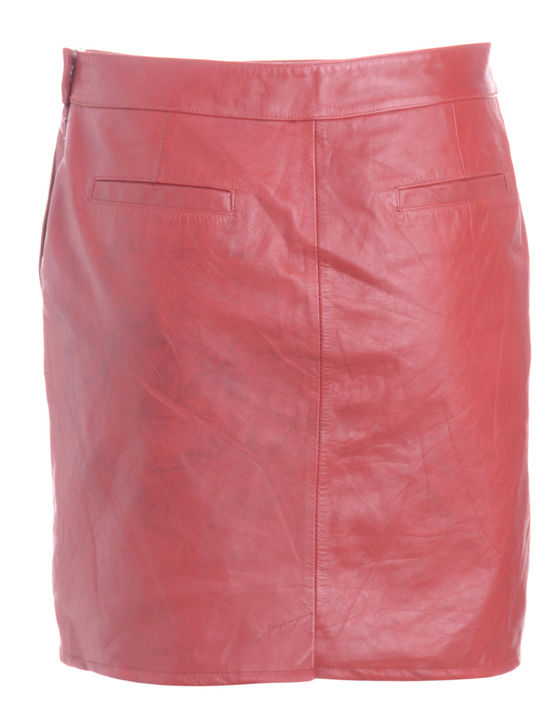 Beyond Retro Label Label Roxy Mini Leather Skirt