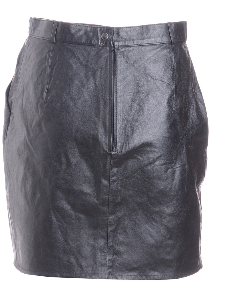 Beyond Retro Label Label Roxy Mini Leather Skirt