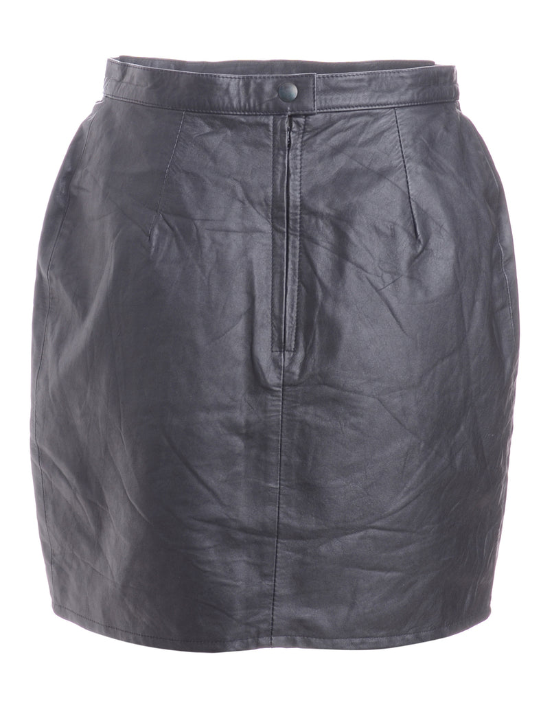 Beyond Retro Label Label Roxy Mini Leather Skirt