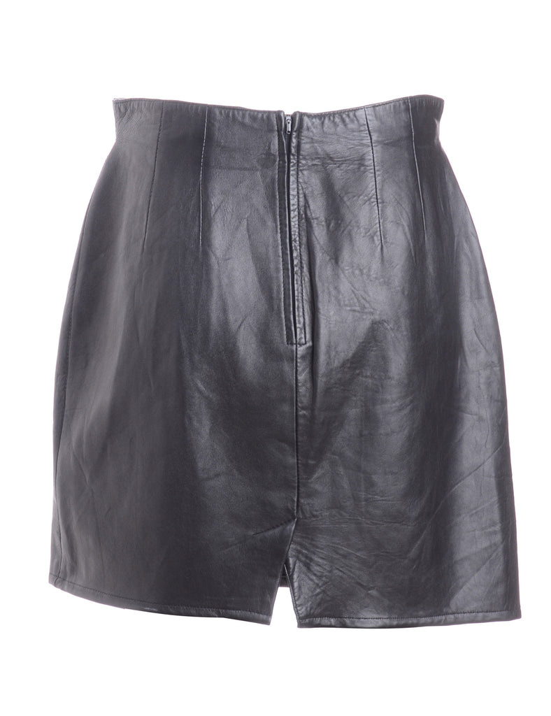 Beyond Retro Label Label Roxy Mini Leather Skirt