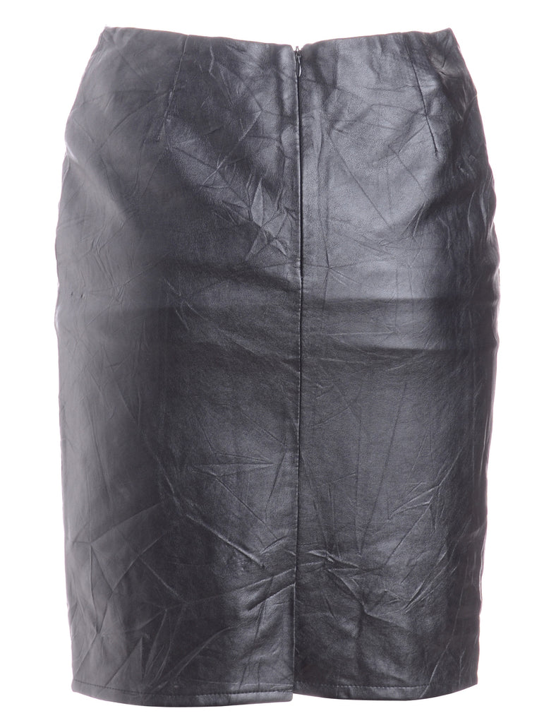 Beyond Retro Label Label Roxy Mini Leather Skirt