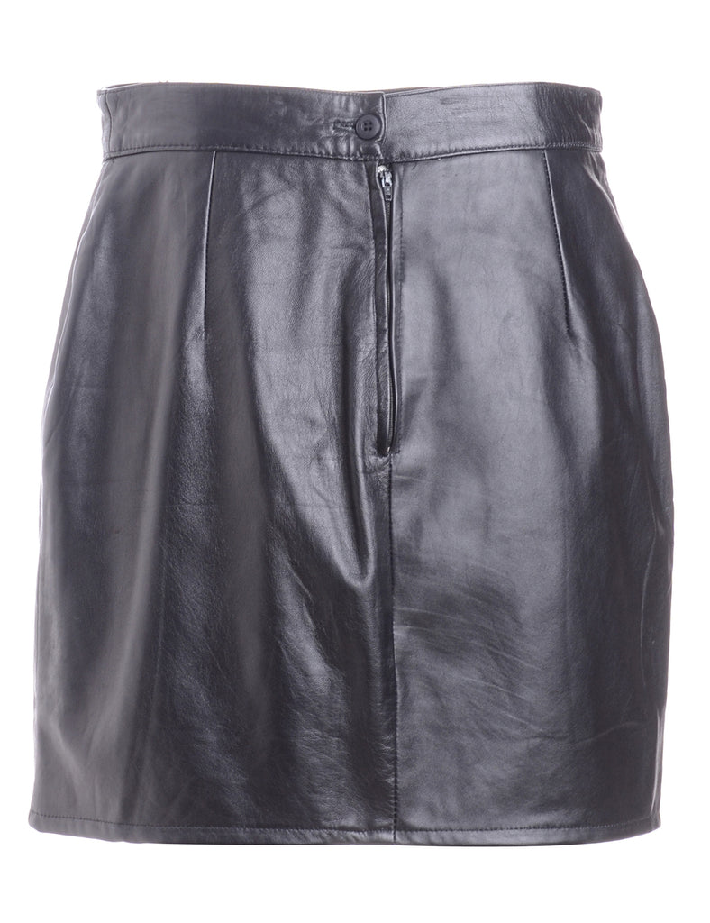 Beyond Retro Label Label Roxy Mini Leather Skirt