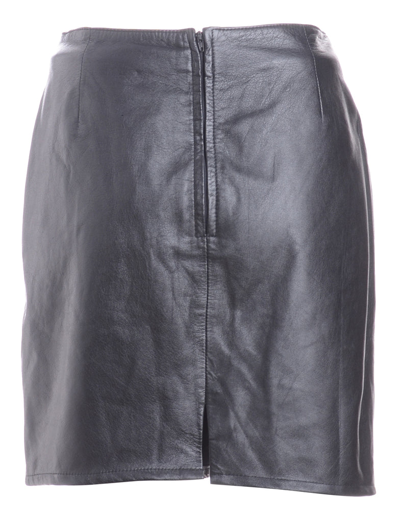 Beyond Retro Label Label Roxy Mini Leather Skirt