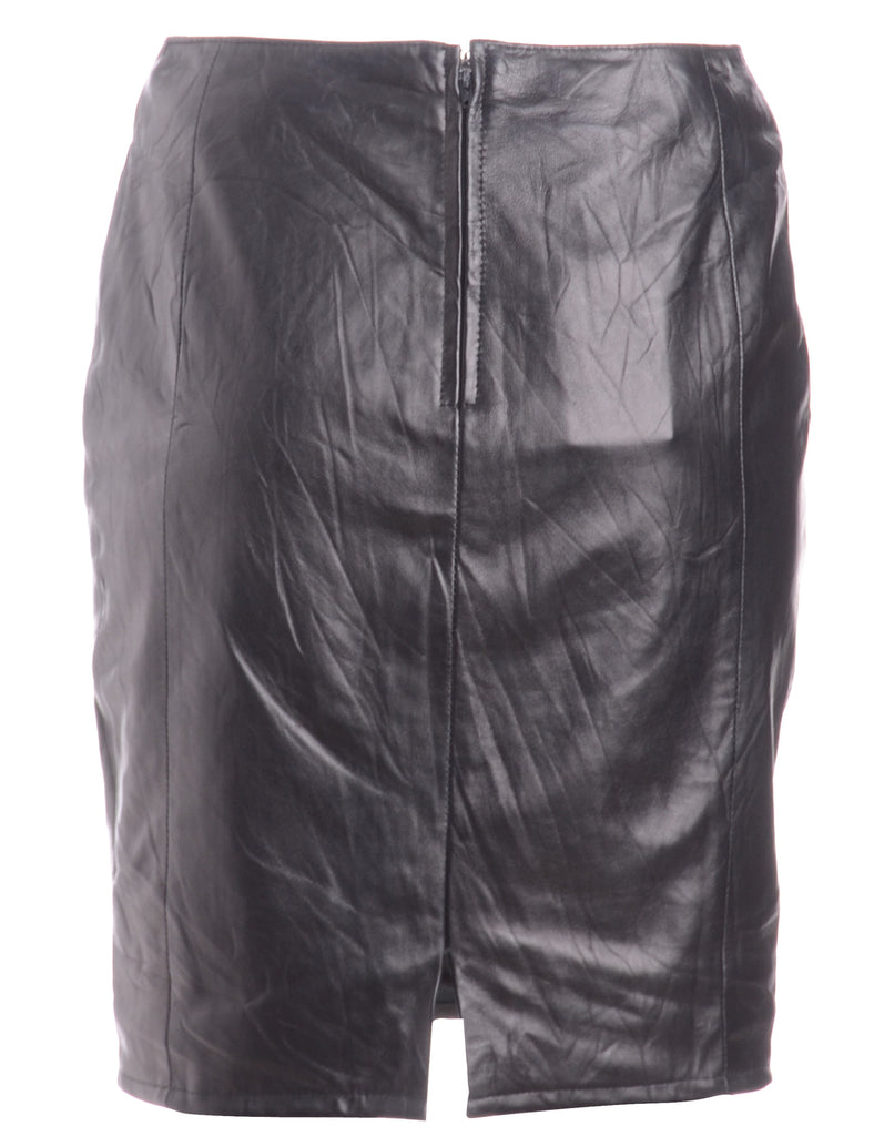Beyond Retro Label Label Roxy Mini Leather Skirt