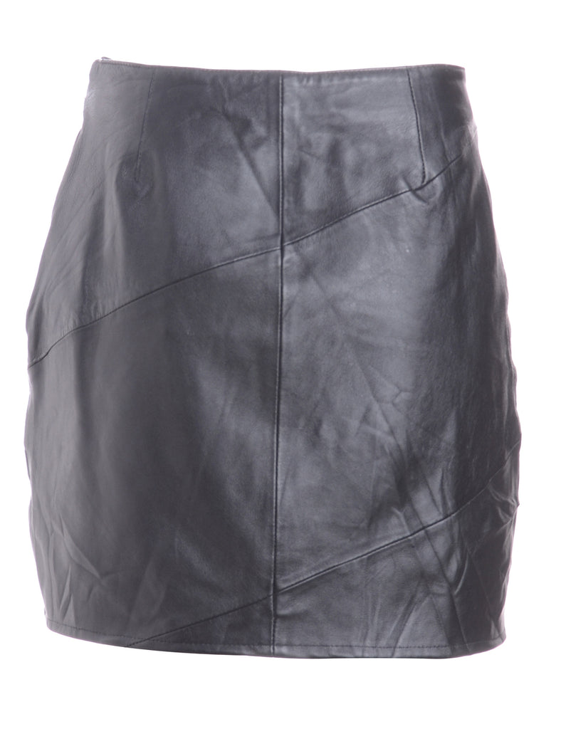 Beyond Retro Label Label Roxy Mini Leather Skirt