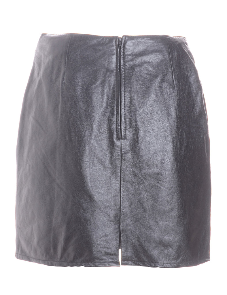 Beyond Retro Label Label Roxy Mini Leather Skirt