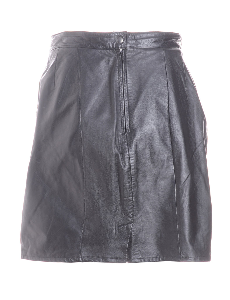 Beyond Retro Label Label Roxy Mini Leather Skirt