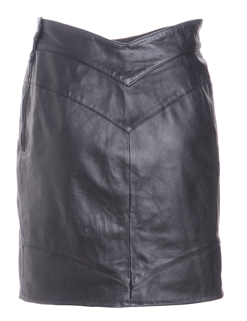 Beyond Retro Label Label Roxy Mini Leather Skirt