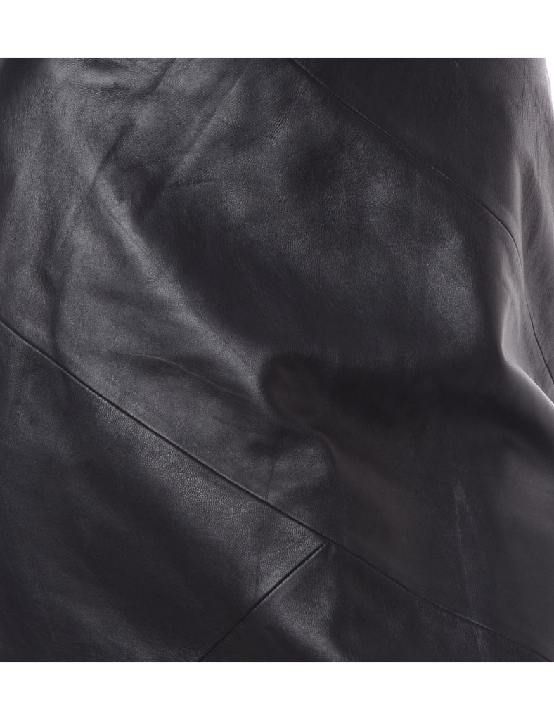 Beyond Retro Label Label Roxy Mini Leather Skirt