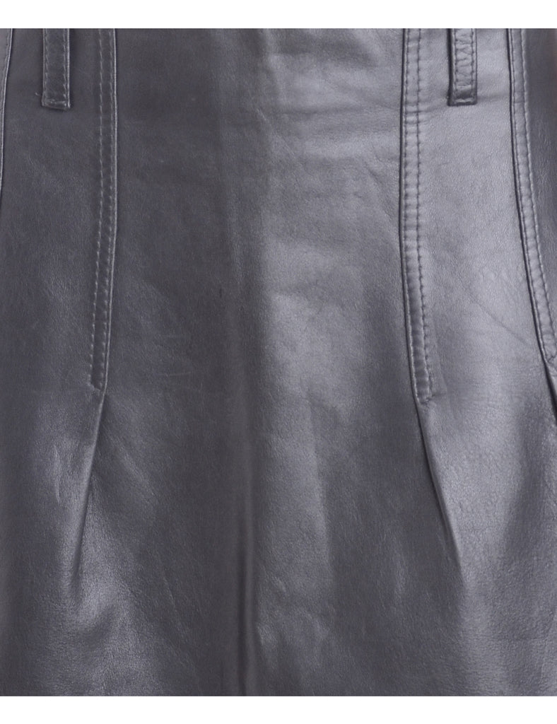 Beyond Retro Label Label Roxy Mini Leather Skirt